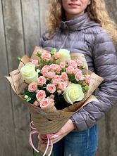 Букет цветов из:  Розы в Новая Мельница