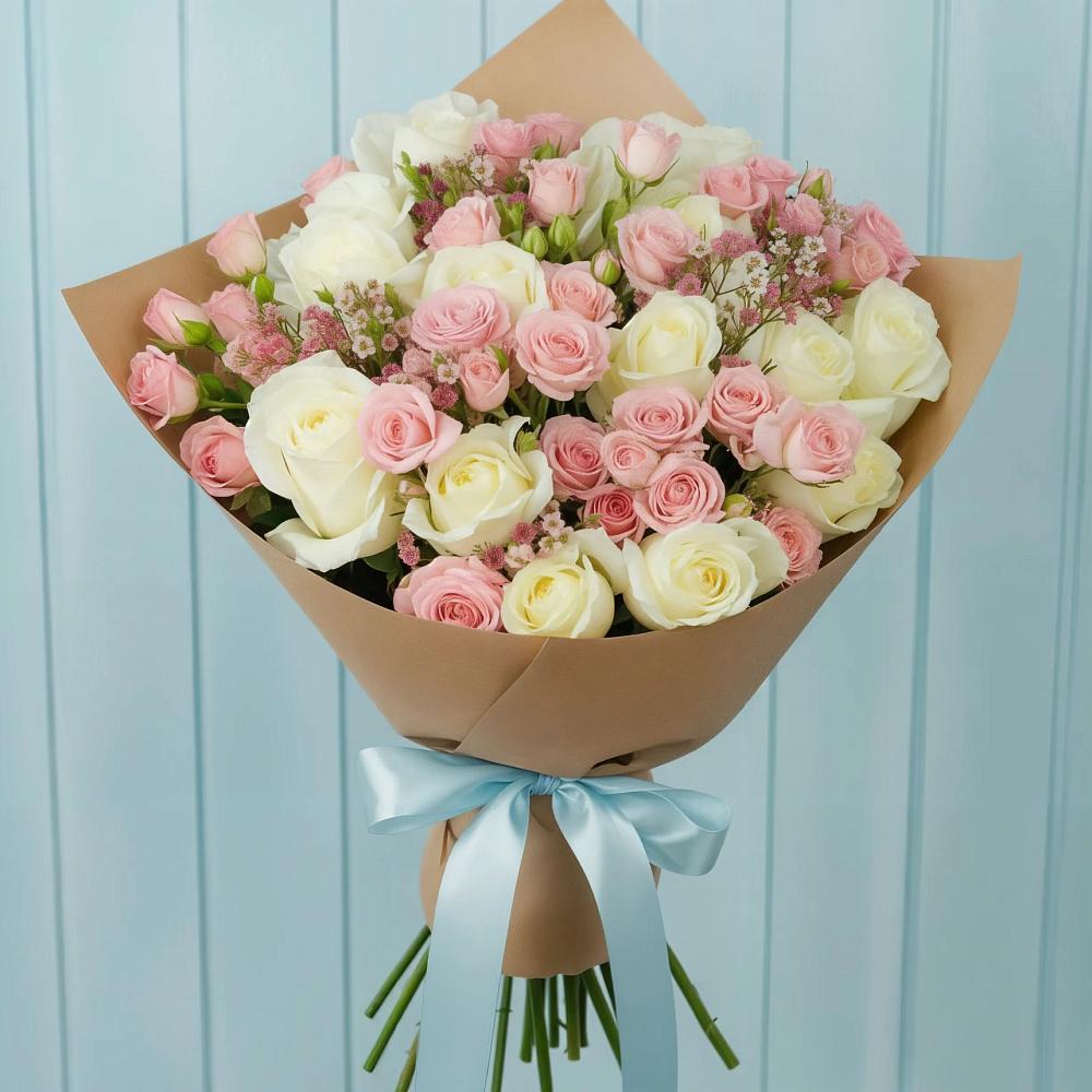 Букет цветов из: Розы в Новая Мельница