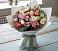 Букет цветов из: Розы, Лизиантусы и Гвоздики в Новая Мельница