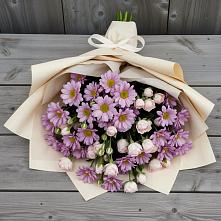Букет цветов из:  Розы и Хризантемы в Новая Мельница
