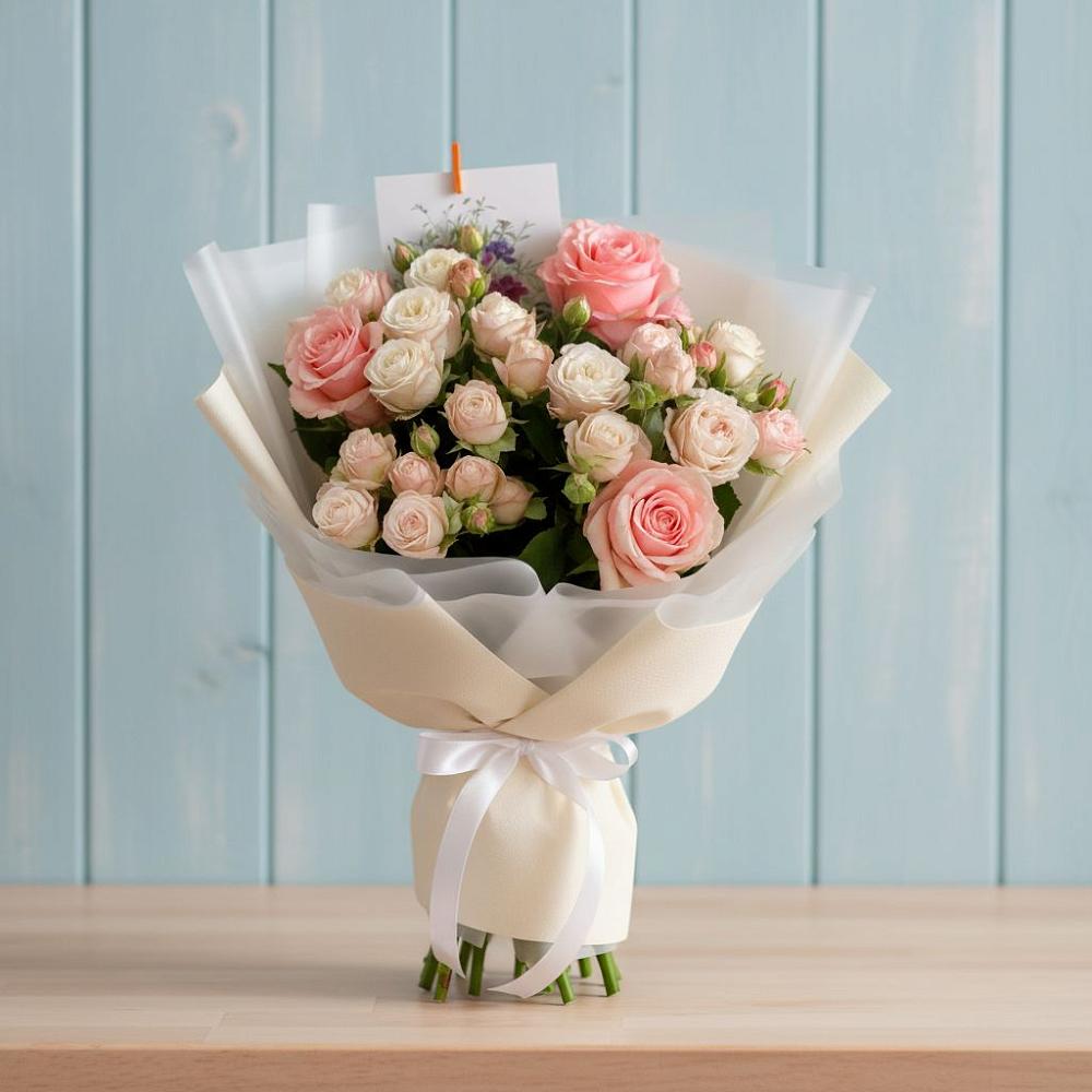 Букет цветов из: Розы в Новая Мельница