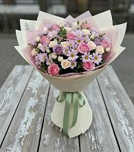 Букет цветов из:  Розы и Хризантемы #REPLACE_PRED# Новая Мельница
