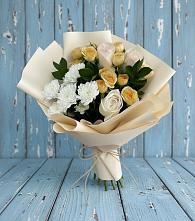 Букет цветов из:  Розы и Хризантемы в Новая Мельница