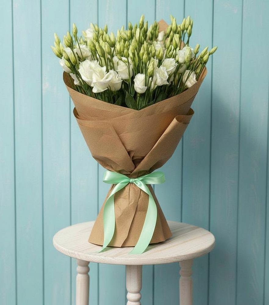 Букет цветов из: Лизиантусы в Новая Мельница