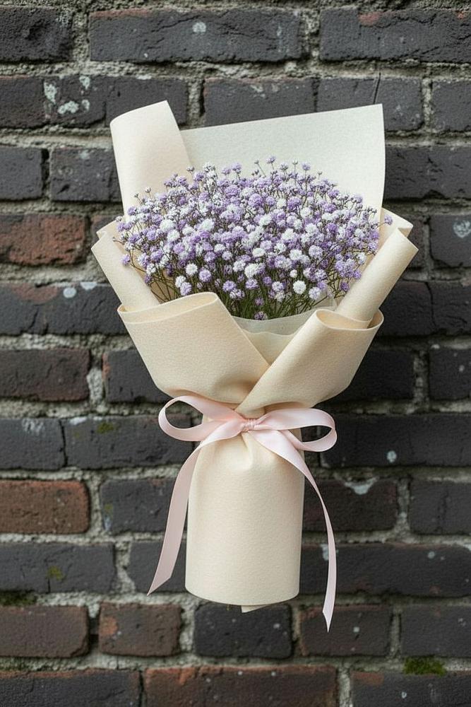 Букет цветов из: Гипсофила в Новая Мельница