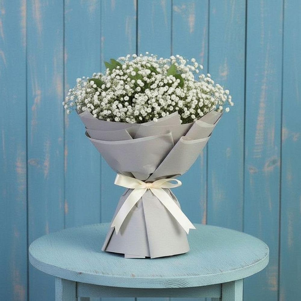 Букет цветов из: Гипсофила в Новая Мельница