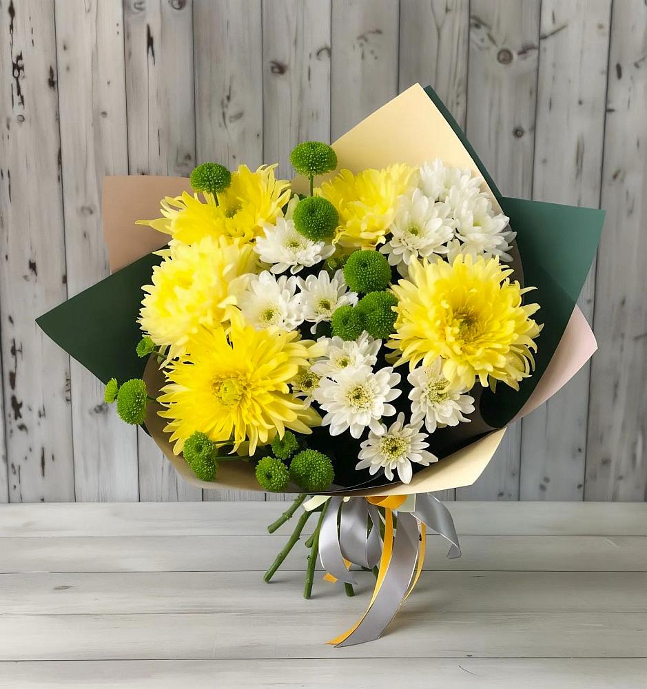 Букет цветов из: Хризантемы в Новая Мельница