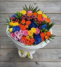 Букет цветов из:  Розы и Хризантемы #REPLACE_PRED# Новая Мельница
