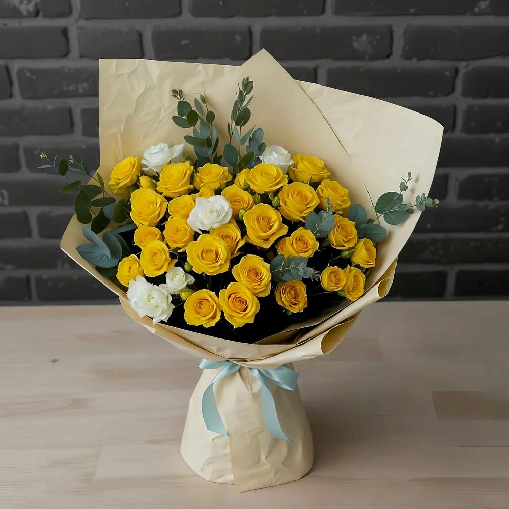 Букет цветов из: Розы в Новая Мельница