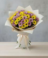 Букет цветов из:  Хризантемы #REPLACE_PRED# Новая Мельница
