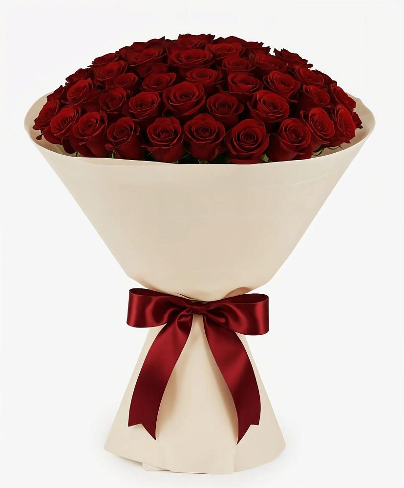 Букет 101 Бордовая роза Блэк Бакарра в Новая Мельница