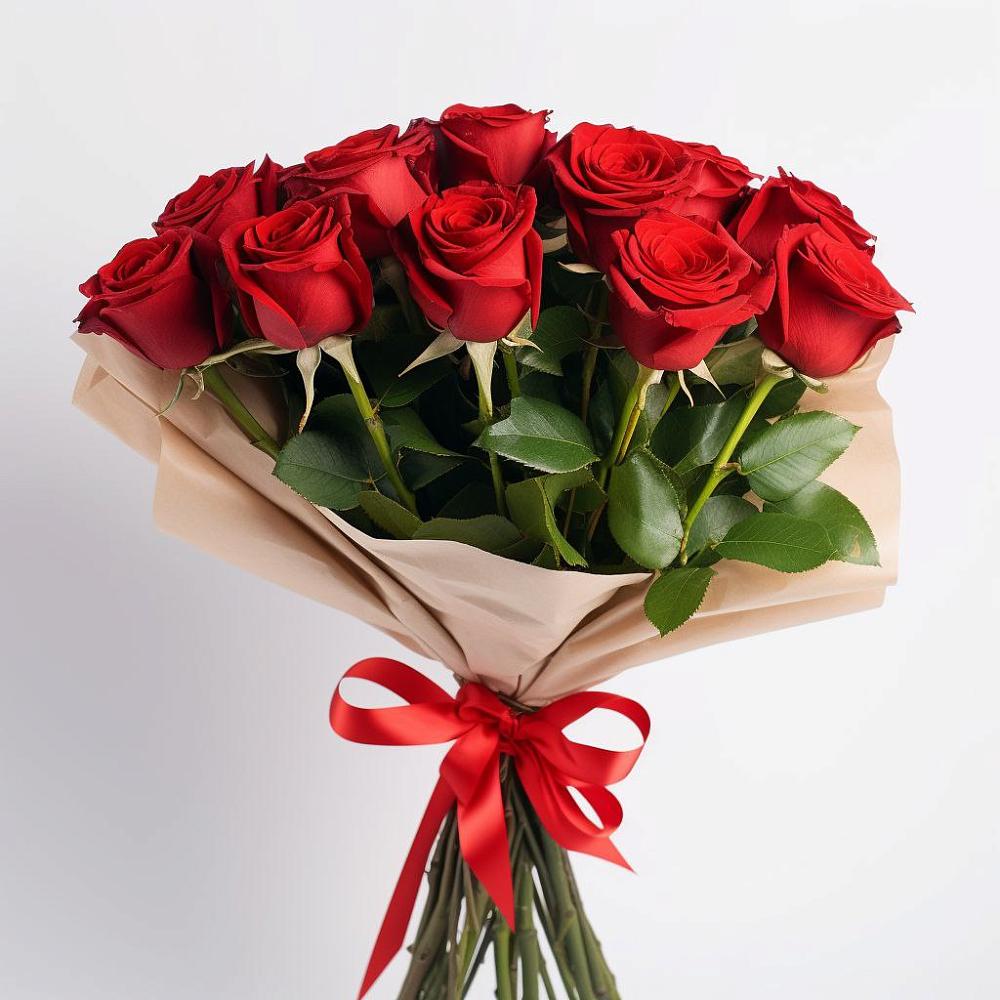 Букет 11 Красных роз Эдлесс Лав в Новая Мельница